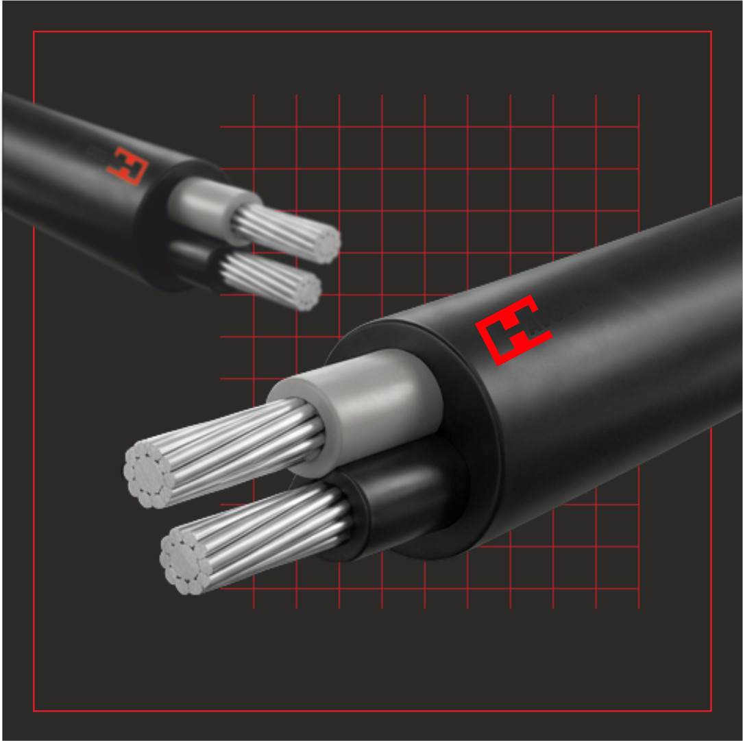 2 CORE ALUMINIUM CABLE